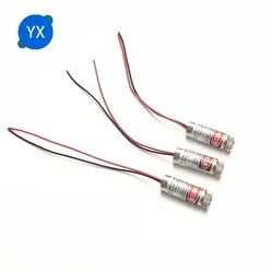 10PCS Laser Head Laser Tube Laser Module 5mW Red Monogram Cross. Point Laser Head