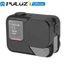 PULUZ for Insta360 Ace Pro 2 Body Silicone Protective Case with Lens Cap & Strap Panoramic Sports Camera Accessories