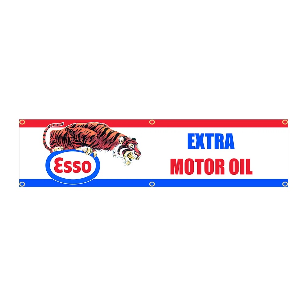 60x240cm Extra Motor Oil Banner Tapestry Polyester Printed Flag Garage or Outdoor For Decoration