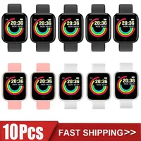 10-1Pcs Smartwatch Men Women Y68 Smart Watch for Xiaomi Redmi Watch 3 Fitness Tracker Sports Heart Rate Monitor for IOS Android