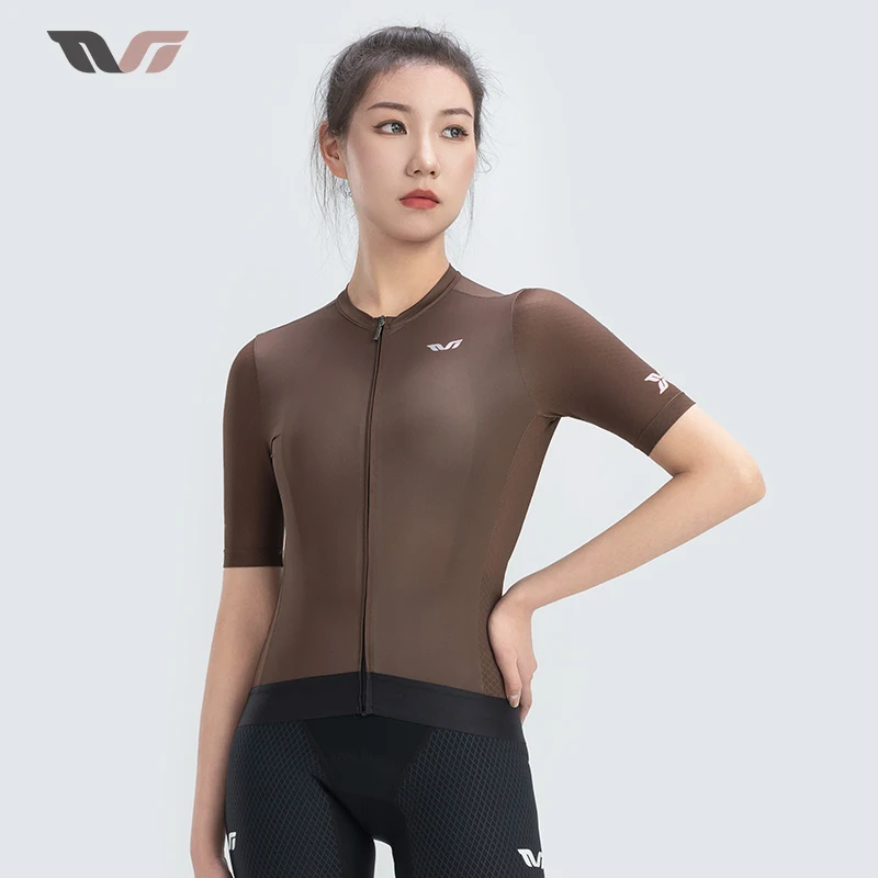 ROCKBROS TVI Summer Cycling Jerseys Women Breathable Quick Dry Short Sleeves Sports Run Bike T-shirts MTB Road Bicycle Base Tops
