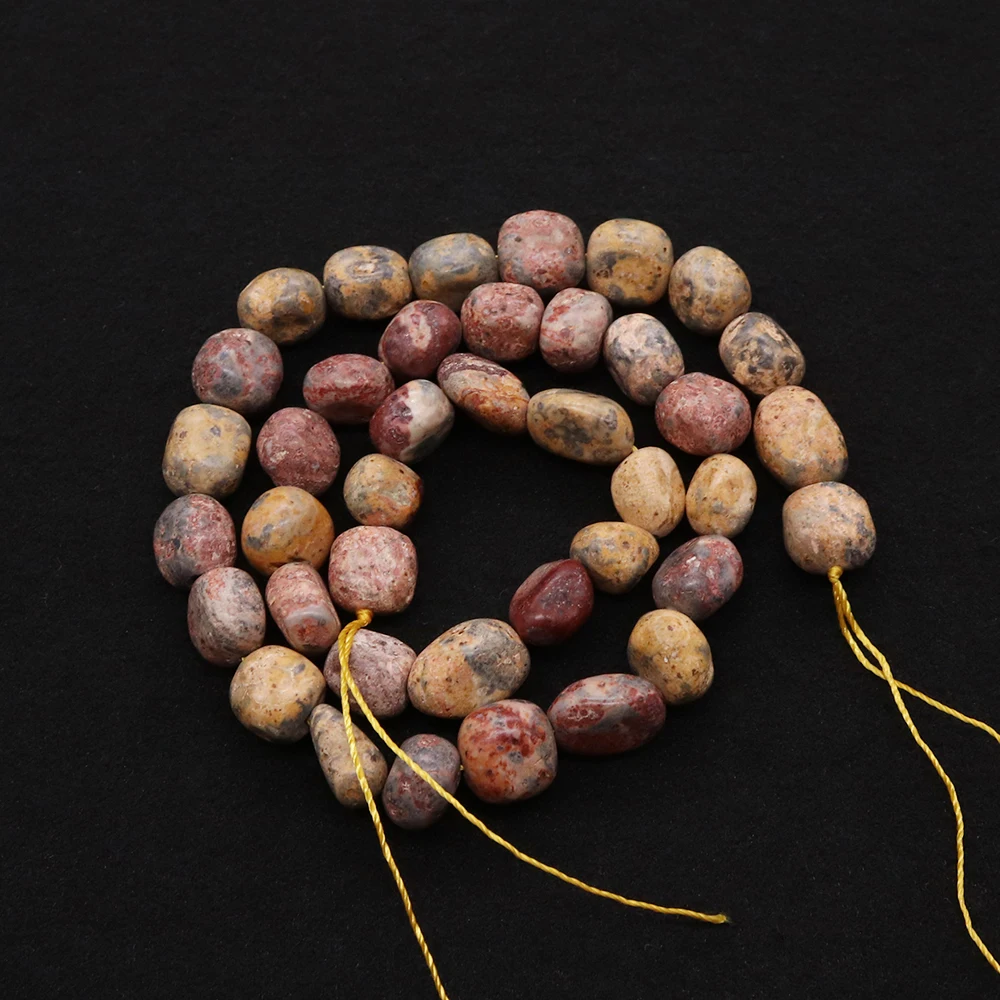 

Real Natural Irregular Yellow Quartz Crystal Stone Beads Loose Spacer Beads for Jewelry Making DIY Bracelet