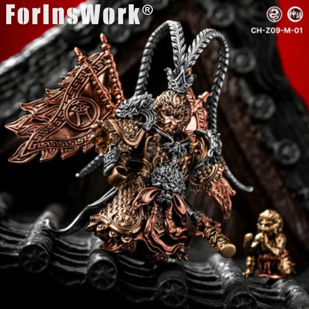 COPPERTIST.WU Wukong Ruyi Jingu Bang Magnetic Assembly Great Sage Equal To Heaven Figure, Desktop Stress Relief Ornament