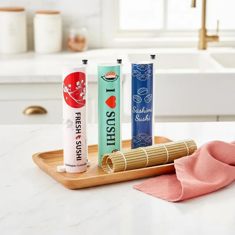 Portable Sushi Push Maker Tube Food Grade Adorable Operation Non-Stick Sushi Tool for Home Sushi Making