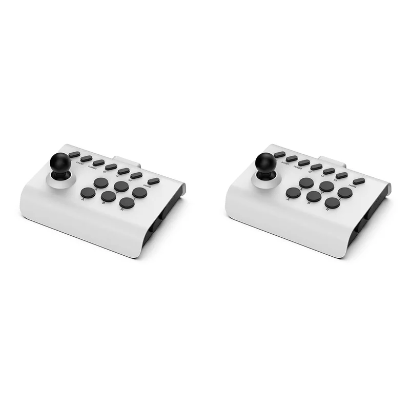 

GROCE-2X беспроводной джойстик-контроллер аркадная боевая игра Fight Stick игровой джойстик для PS3/PS4//Switch/Android белый + черный