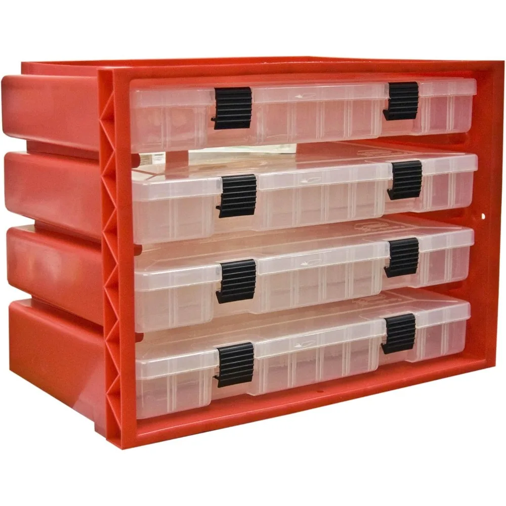 Tackle Boxes StowAway Organizer Rack,Red