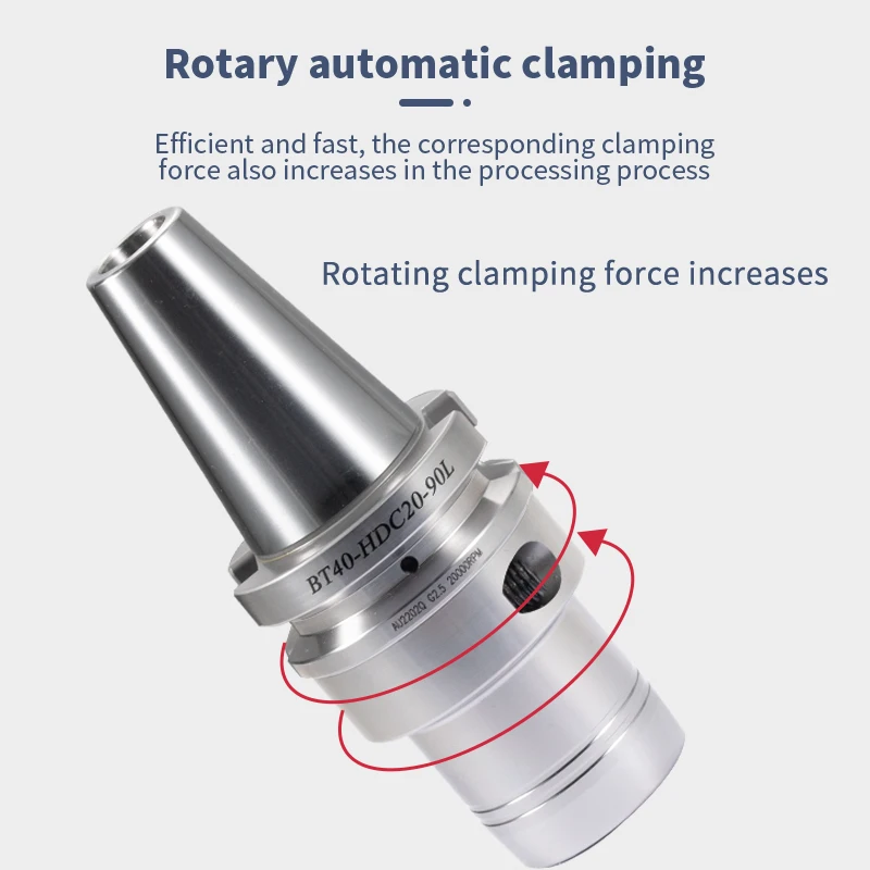 Bt30/40 hsk40/50e/63a-hdc 75l-110l dinamicamente equilibrado cnc ferramenta hidráulica haste hc12/20 braçadeira de bobina pinça elástica clipe