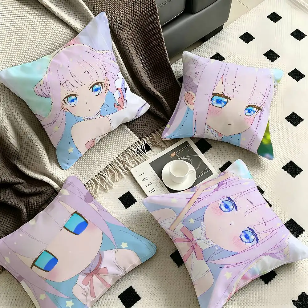 1pc Byakuya Mimori Anime Characters Pillow Case Fashion Square Pillowcase Bedroom Sofa Room Ins Decoration Leisure