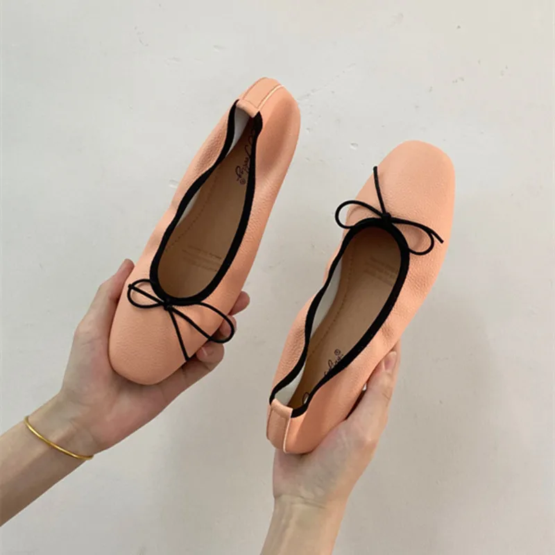 Bailamos Women Flat Heel Shoes Female Flats casual Ballet Dancing Shoes Foldable Sole Boat Shoes Summer Slip On Slipper Mules Sl