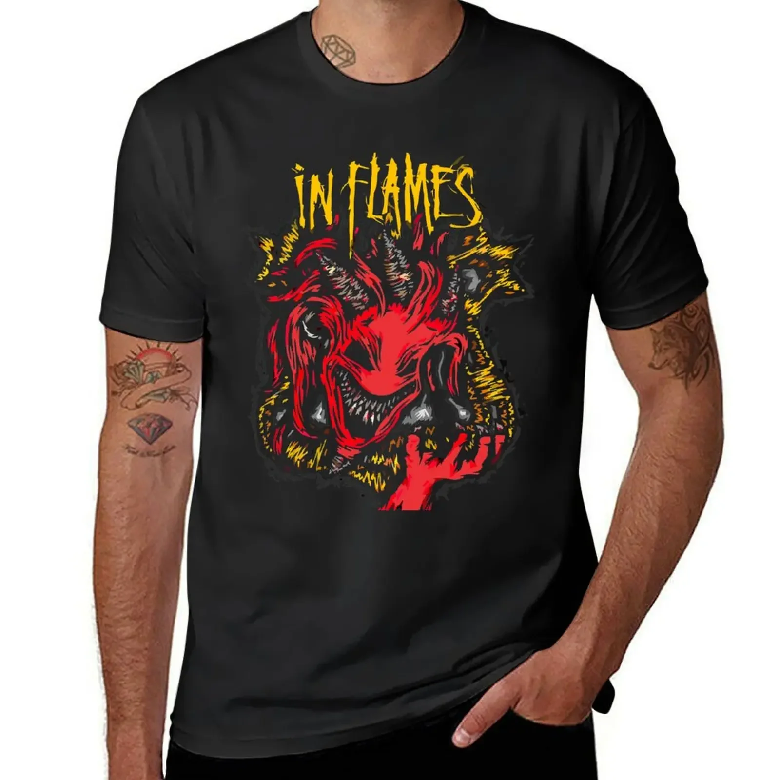 

flame T-Shirt plus sizes sports fans hippie clothes fruit of the loom mens t shirts