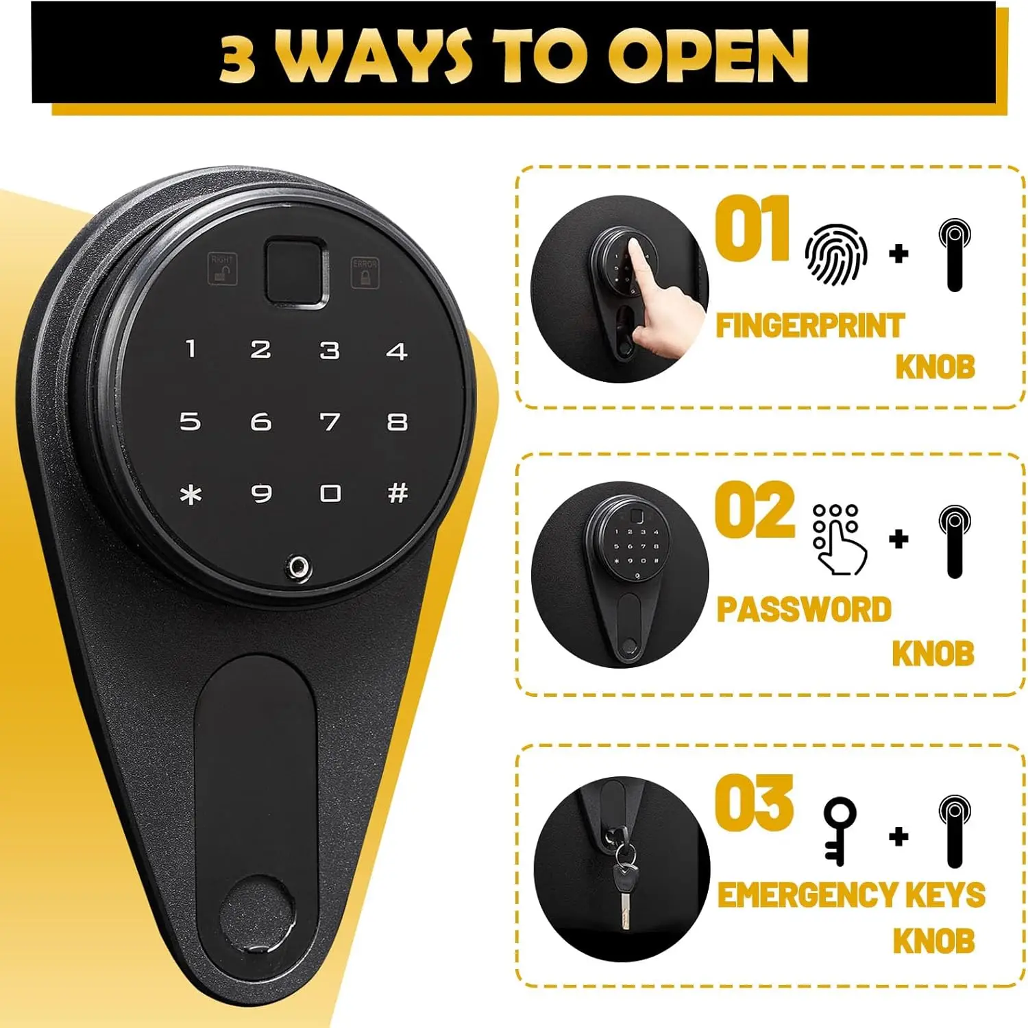 4-5 Gun Safes,Gun Safe for Rifles and Pistols,Shotgun Rifle Safe,Gun Safes for Rifle and Shotguns,Long Gun Cabinets with Fingerp