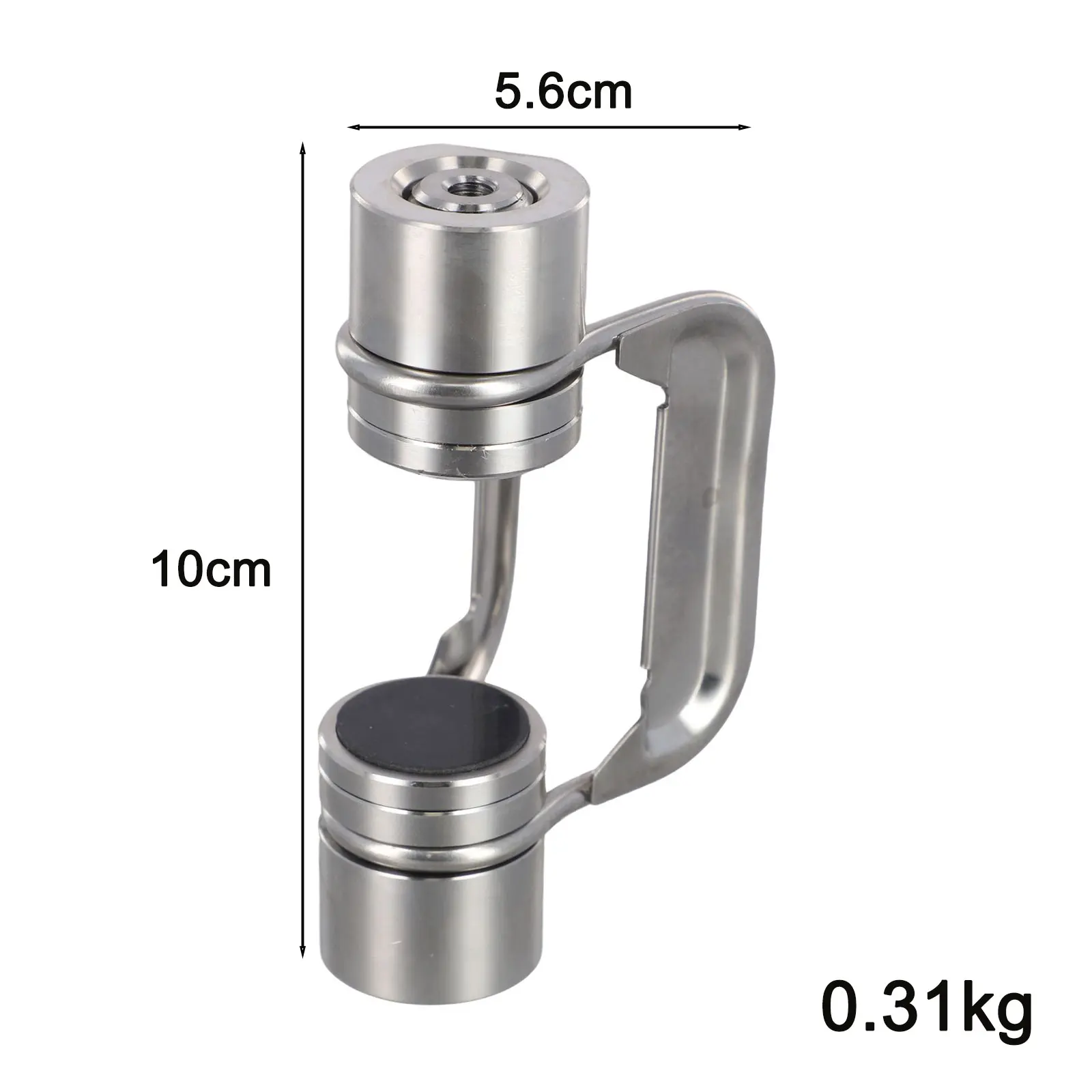 Camping Setup Silver Retaining Clamp Camping Light Clip Stainless Steel Construction Clamping Thickness 1-40mm