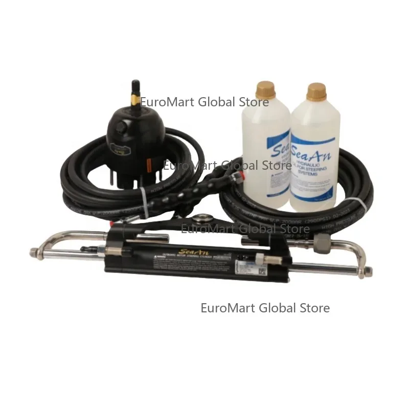 

150HP Hydraulic Outboard Steering Kit Boat Marine System With Hydraulic Cylinder, Helm Pump , Hydraulic Steering Hose