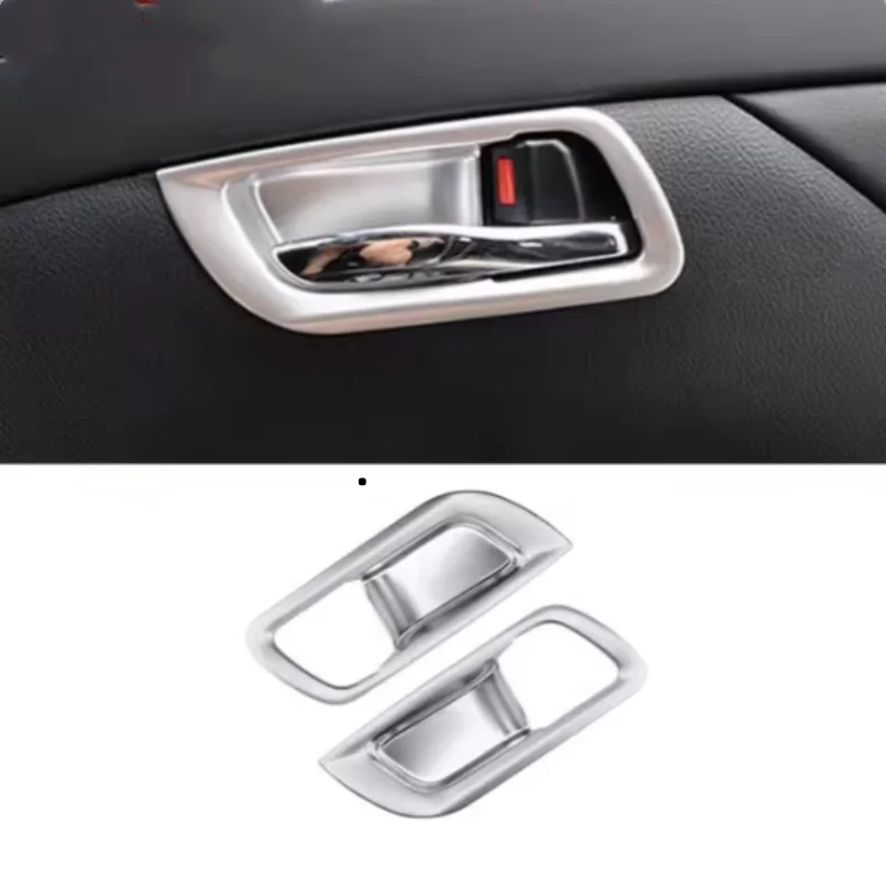 

For Toyota Alphard 30 series 2016-2022 ABS Matte Front Door Inner Handle Bowl Cover Trims Frame Decoration Car styling