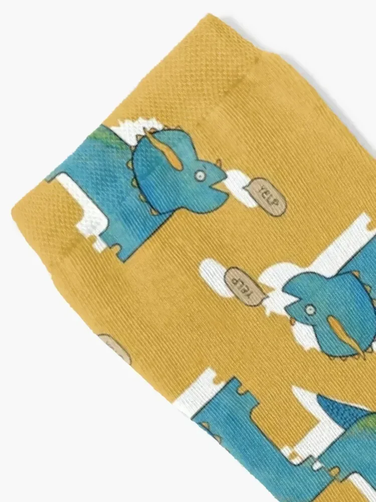 Stuck Dino Socks cycling valentine gift ideas floor luxe Designer Man Socks Women's