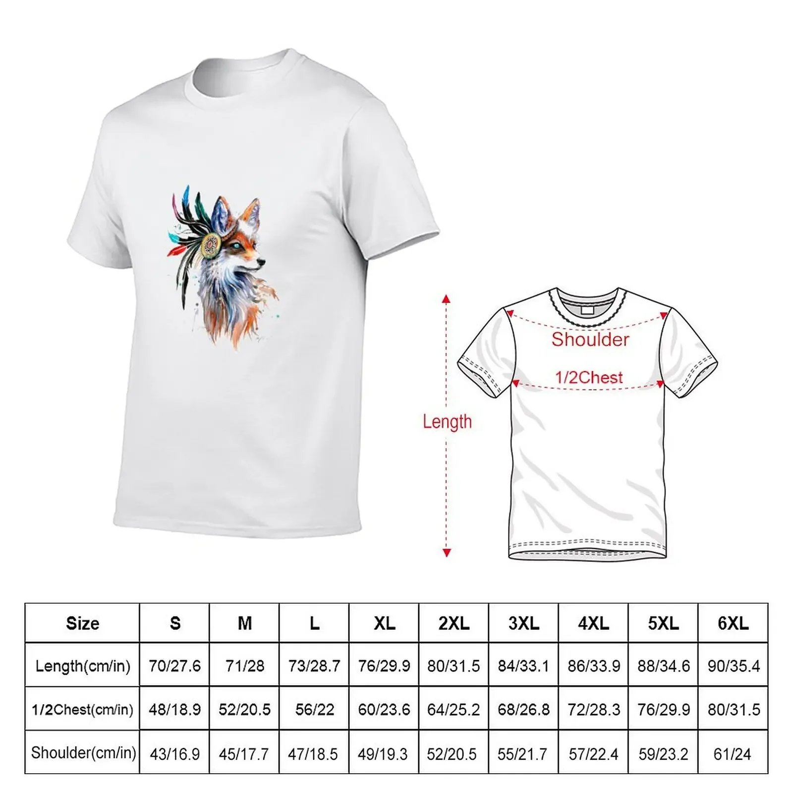 Indian Red Fox - T-Shirt tees rapper graphic tees men clothes