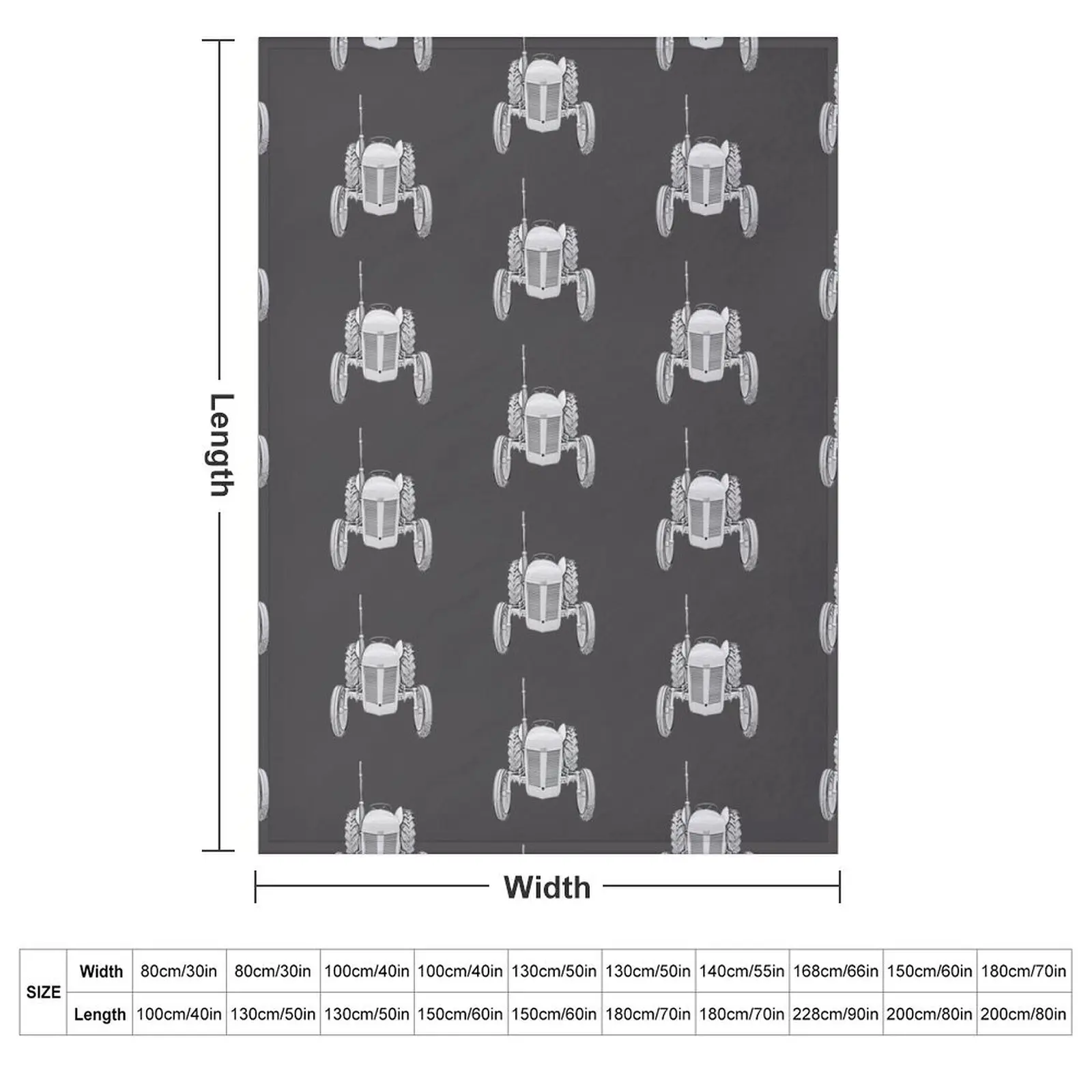 Ferguson Little Grey Fergie classic 1950s tractor Throw Blanket funny gift bed plaid Sofas Blankets