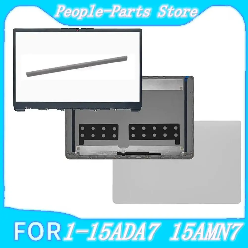 

New For Ideapad 1-15ADA7 15AMN7 Laptop Shell LCD Top Cover/Back Cover/Front Bezel/Hinge Cover Cap 5CB1F36621 Silver