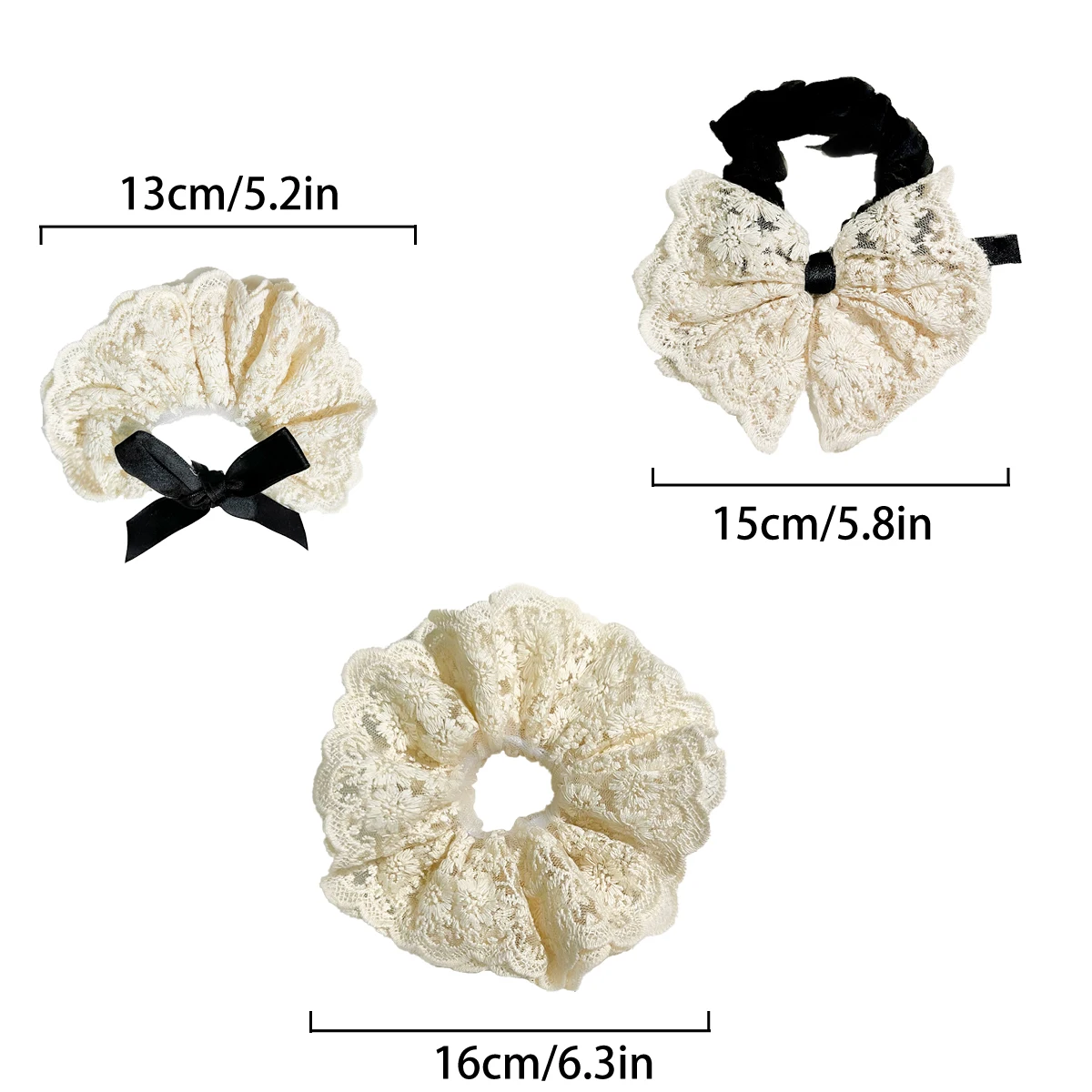 Элегантная кружевная повязка для волос с бантом для женщин и девочек, милое украшение для волос, резинка для волос, веревка, модный аксессуар для волос