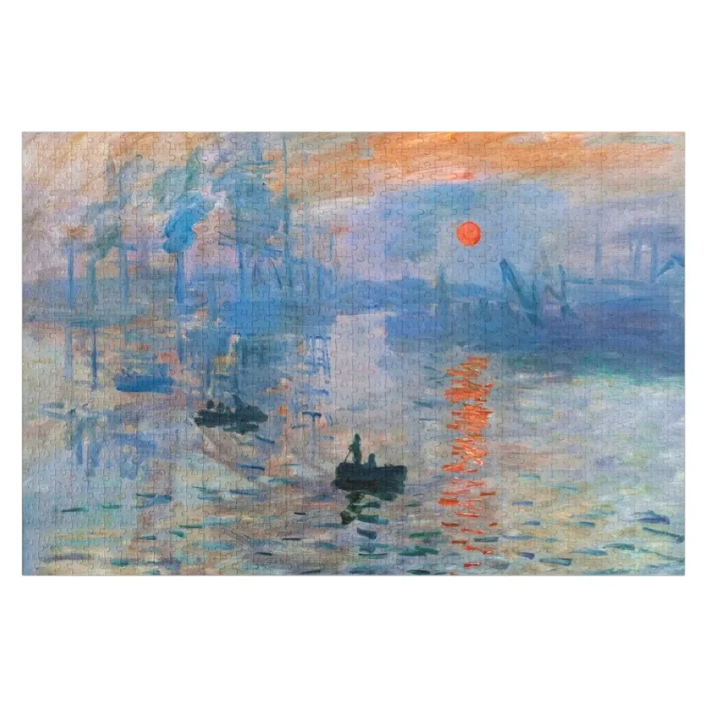 Impression, Sunrise 1872 Monet Jigsaw Puzzle Children Custom Gift Puzzle