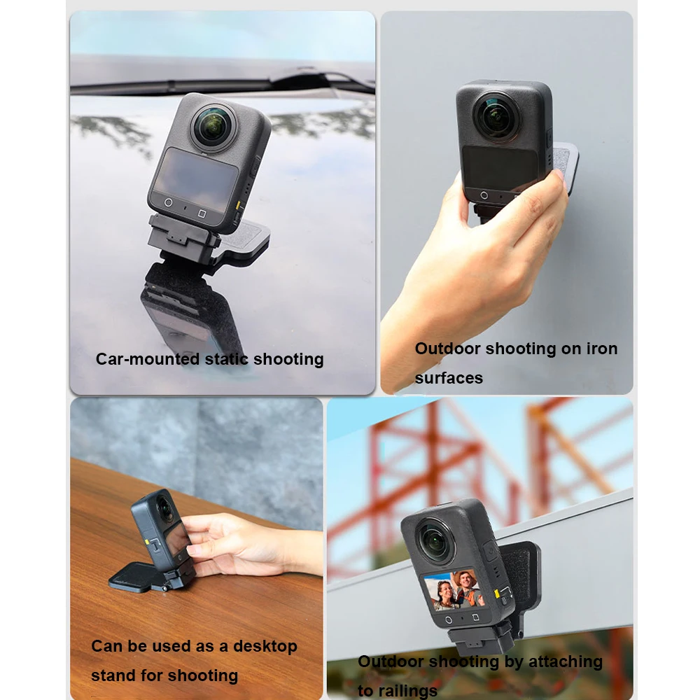 180 °   محول سريع التحرير بقوس مغناطيسي قابل للتعديل لقاعدة حامل سطح المكتب DJI OSMO 360