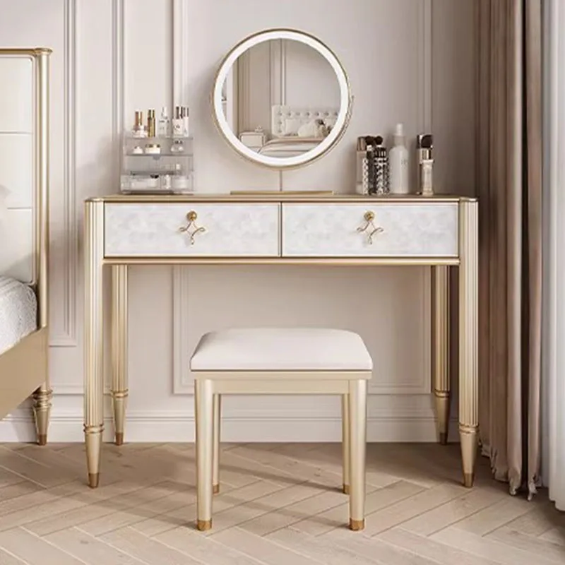 

Wooden Big Size Vanity Table Fashion Creative Cheap European Unique Dressing Table Makeup Comoda Pra Quarto Salon Furniture