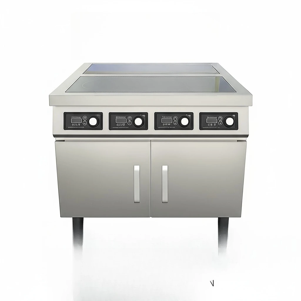 Cozinha vertical, fogão de indução comercial fogão elétrico sem gás