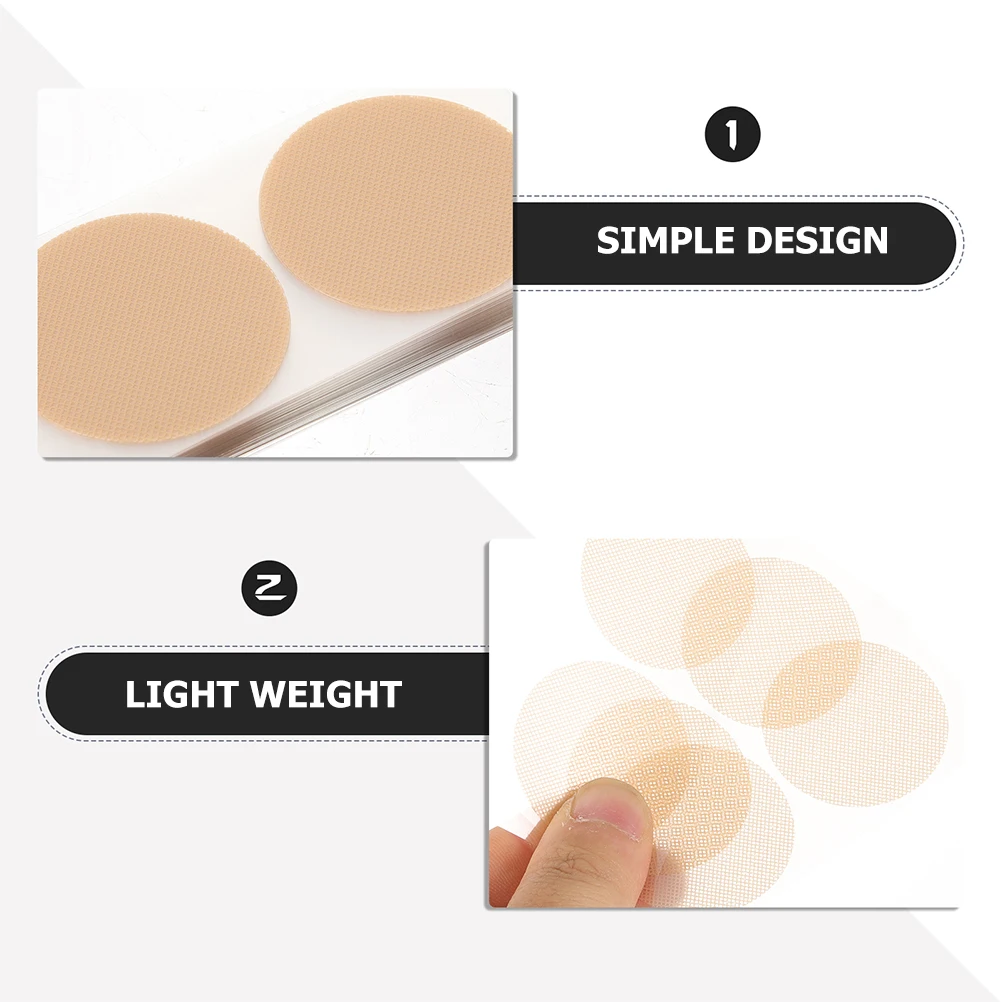 

100 Pairs Nipple Patches Disposable Breathable Pe Skin-Friendly Nipples Guards For Men Comfortable Adhesive Protectors Summer