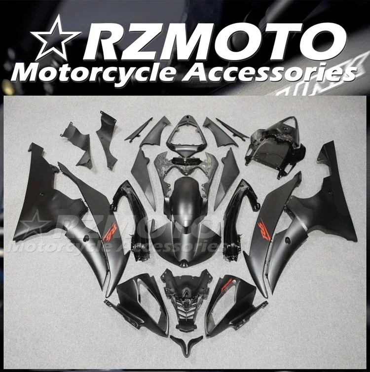 4Gifts New ABS Motorcycle Fairings Kit Fit For YAMAHA YZF- R6 2008 - 2016 08 09 10 11 12 13 14 15 16 Bodywork Set Black Matte