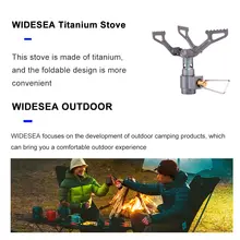 Mini Titanium Gas Burner for Camping #5