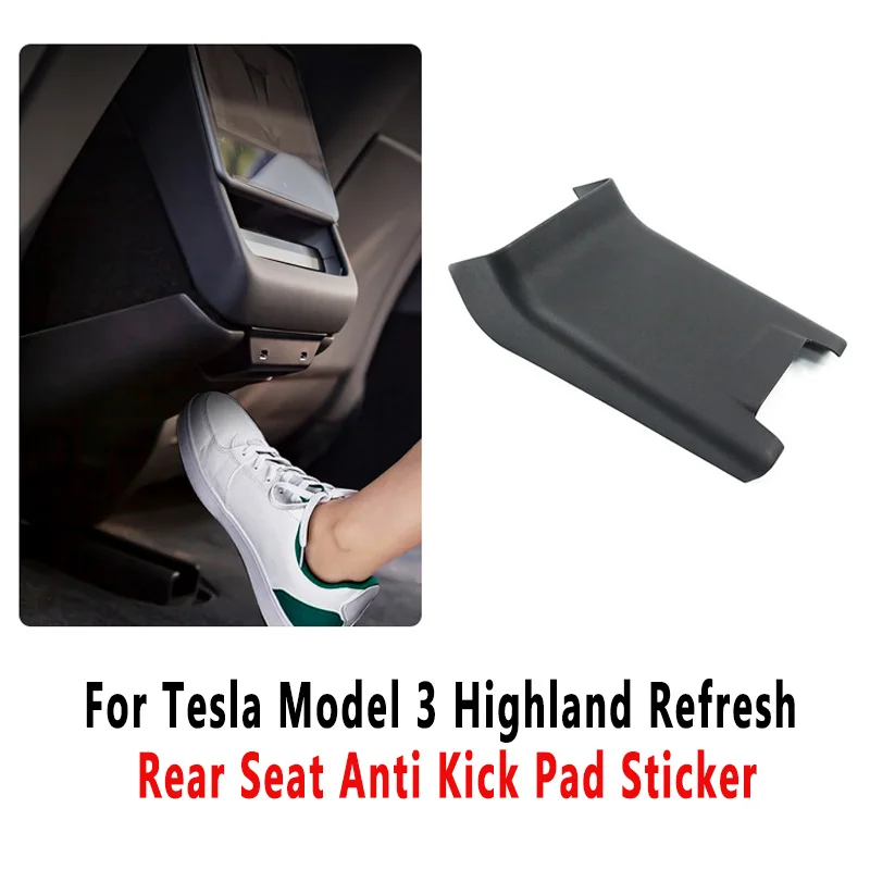 

For Tesla Model 3 Highland Refresh Rear Seat Anti Kick Pad Protective Patch Sticker Accessories Under the Air Outlet