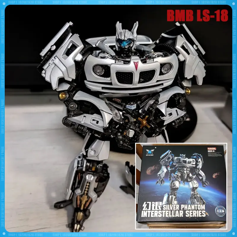 

Republish In Stock BMB LS-18 LS18 JAZZ KO MPM09 Racing GT Coated Alloy Transformation Toys Action Figure Model Robot Toy Gift
