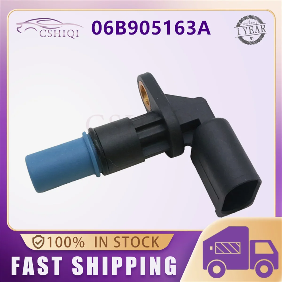 Sensor de Posição do Virabrequim (CPS) 06B905163A para Volkswagen Jetta Golf Beetle Passat A3 1.6 75KW 06B 905 163 06B 905 163A 2000-2015