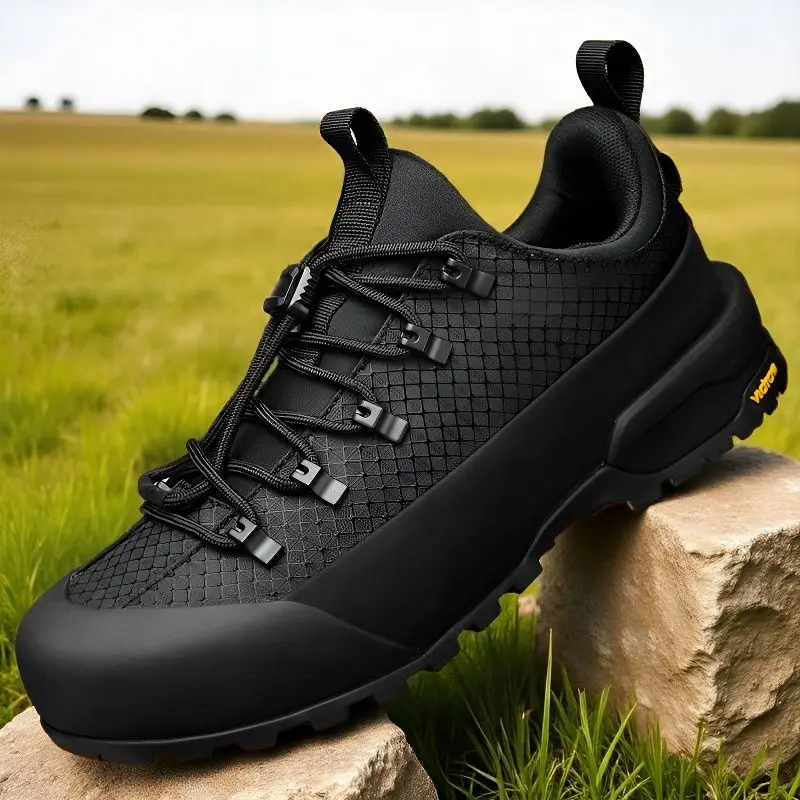 2026 Classic Brand Breathable Man Climbing Shoes Anti Slip Outdoor Sports Shoe Top Quality Wear Resistant Men's Hiking Shoes