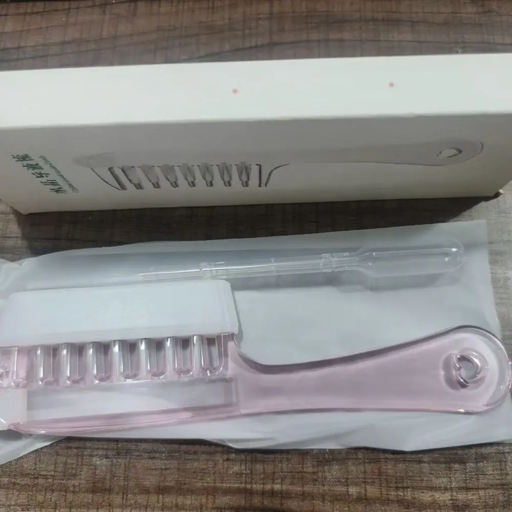 Transparent Scalp Applicator Comb Hair Oil Dispenser Precise Root Nutrition Tool Soft Massage Brush For Daily Hair Care