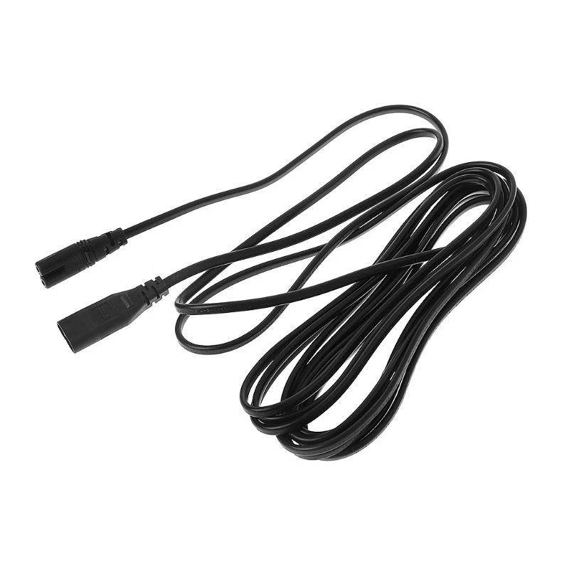IEC 320 2-Pin C7 Female To C8 Male Figure 8 Power Adapter Extension Cable 5M 601A