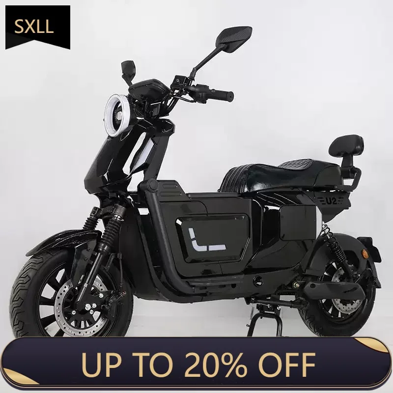 

SXLL EEC 2000W Brushless Lithium Battery Wheel Motor Electric Motorcycle City Bicycle Long Distance Riding Disc Brake Digital Di