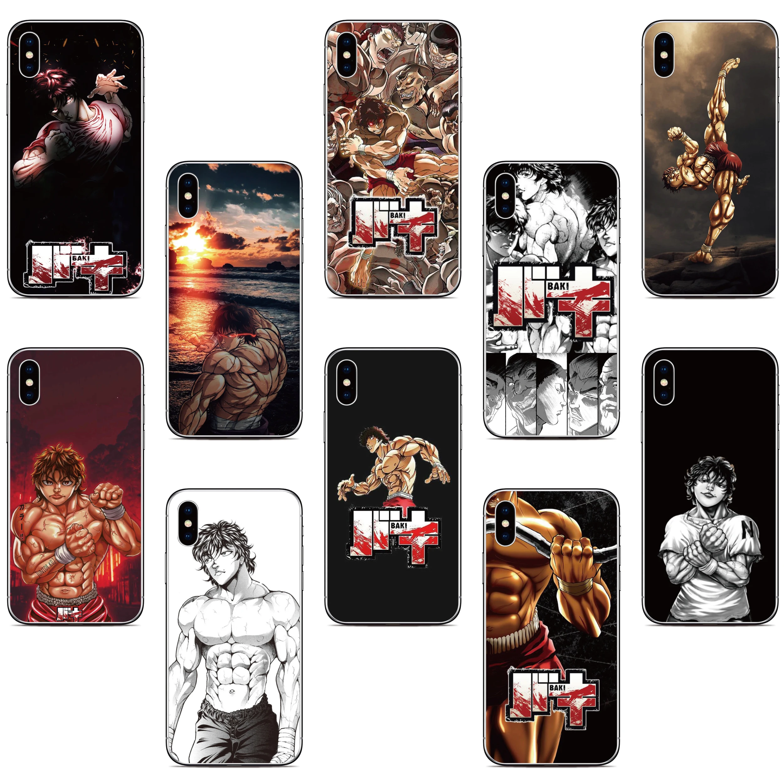 Baki the Grappler Case For Alcatel 1B 1S 1SE 1L 1A 3 1 5033D 3X 1C 1X 1V 2019 2020 2021 2022 Nothing Phone 2A Plus CMF 1 2 Cover