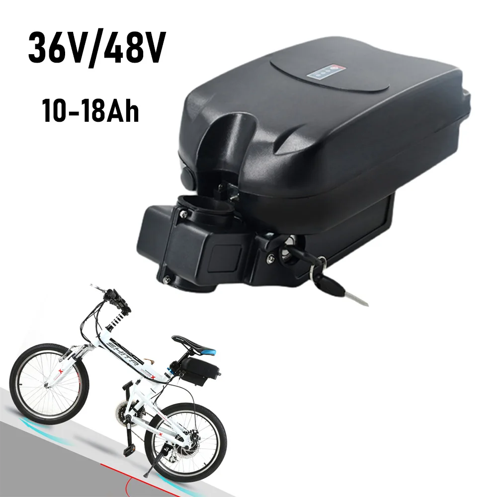 36v 48v10Ah 12Ah 15Ah 18Ah small frog lithium battery electric bike battery conversion car back seat universal battery 800W