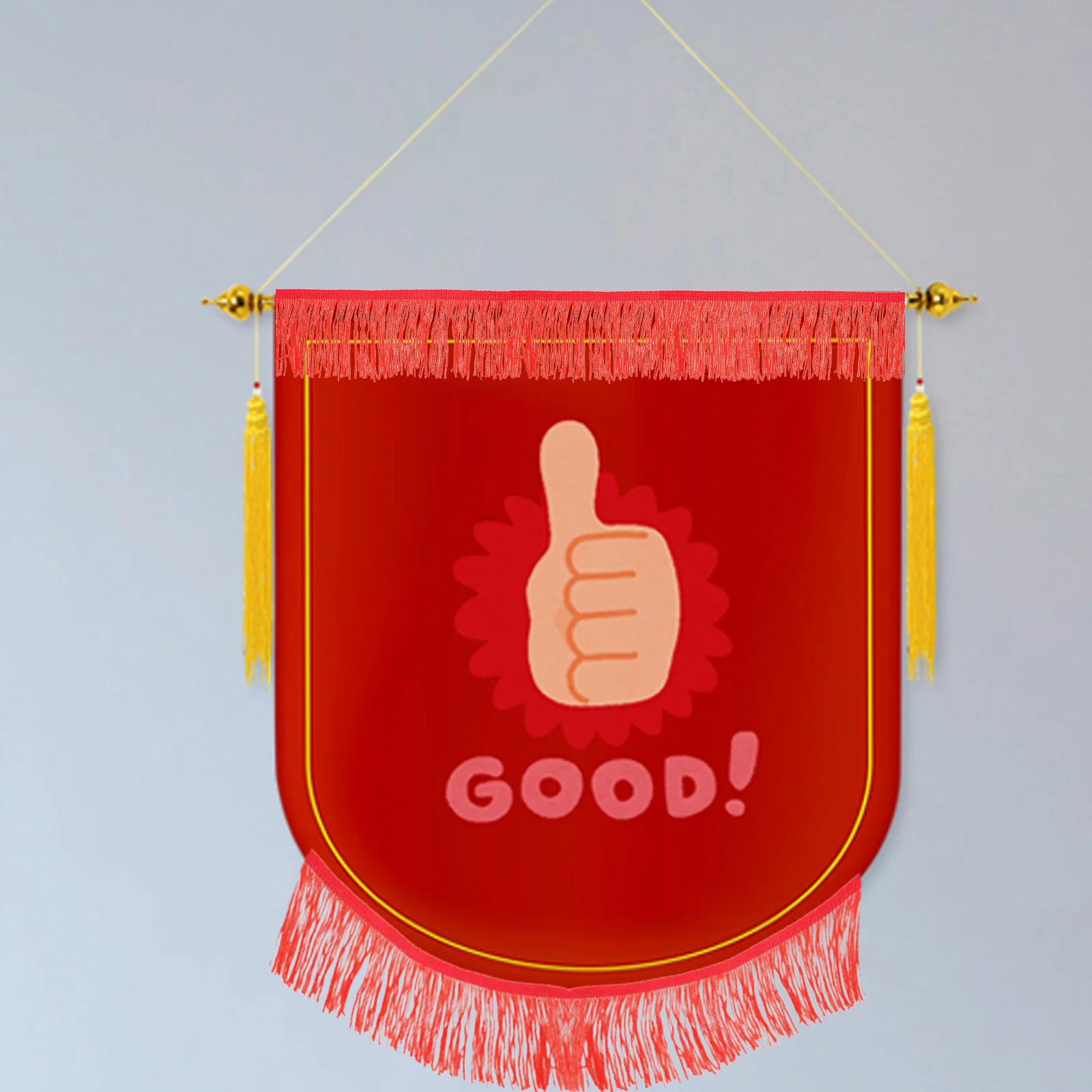 

Festive Red Lantern Trim Polyester Fringe Decor Multi-Use Party Holiday Lampshade Accessory Diy Tassel Material