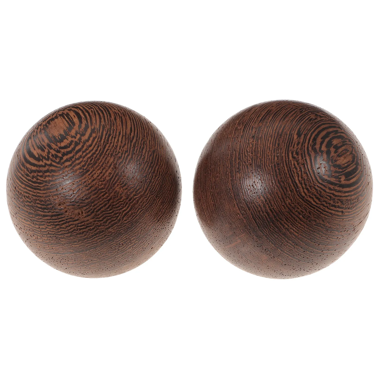 1Pair Natural Rosewood Health Care Massage Balls Stress Relief Hand Exercise Finger Acupoint Wrist Ball Fitness Tool for Elders