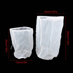 2 Sizes 100 Mesh Nylon Net Paint Strainer Bag Latex Paint Screen Net With Elastic Top Opening Filter Impurities Reusable