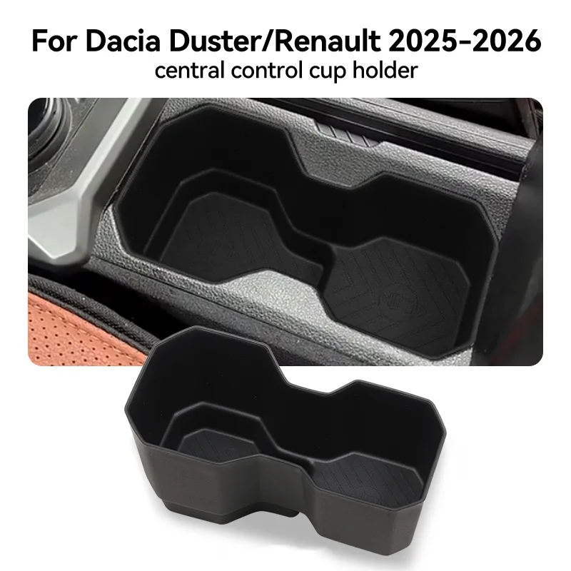 Cup Holder For Dacia Duster 2025 2026 Renault Adventure Non Slip Central Console Water Bottle Holder Youclip Style Car Interior