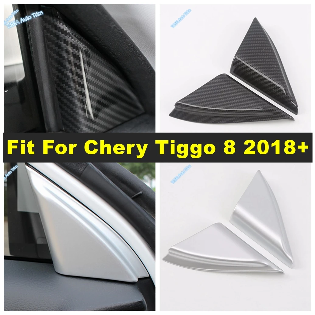 

Inner Window Pillar A Triangle Garnish Panel Cover Trim For Chery Tiggo 8 2018 - 2020 Matte / Carbon Fiber Interior Accessories