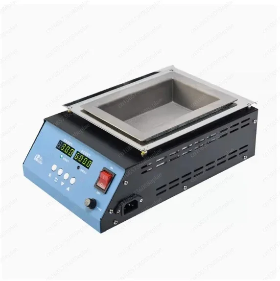 Tin Melting Pot Solder Pot Tin Melting Furnace Thermoregulation Soldering Desoldering Bath 30~400 Degree Ajustable 220V/110V