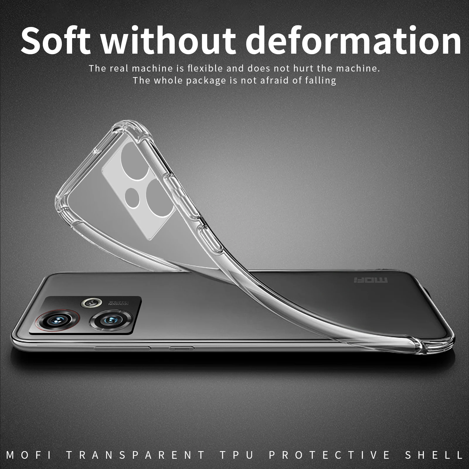 For ZTE nubia Z50 5G Case MOFi Ultra Thin Soft TPU Clear Back Cover Phone Cases For ZTE nubia Z50 5G