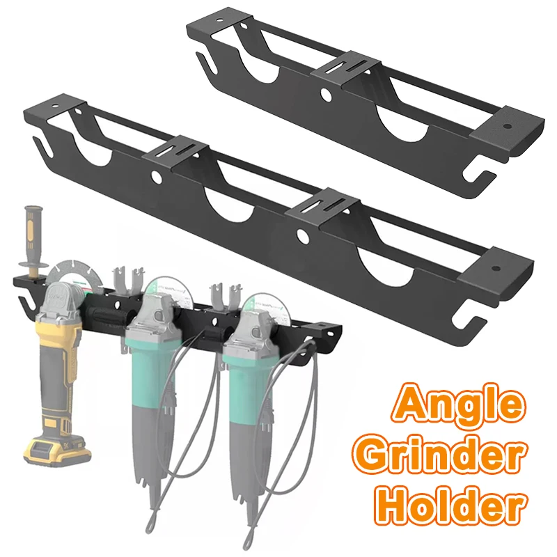 

Держатель угловой шлифовальной машины для Milwaukee/Dewalt, подставка для инструментов, стеллаж для хранения, настенный кронштейн для гаража для фрез, полировщиков