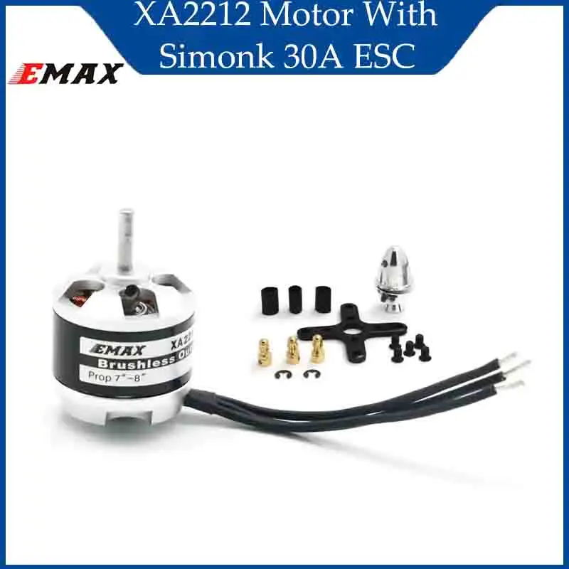 

EMAX XA2212 820KV 980KV 1400KV Двигатель с Simonk 30A ESC с набором реквизитов 1045 для модели для F450 F550 Quadcopter RC Tools