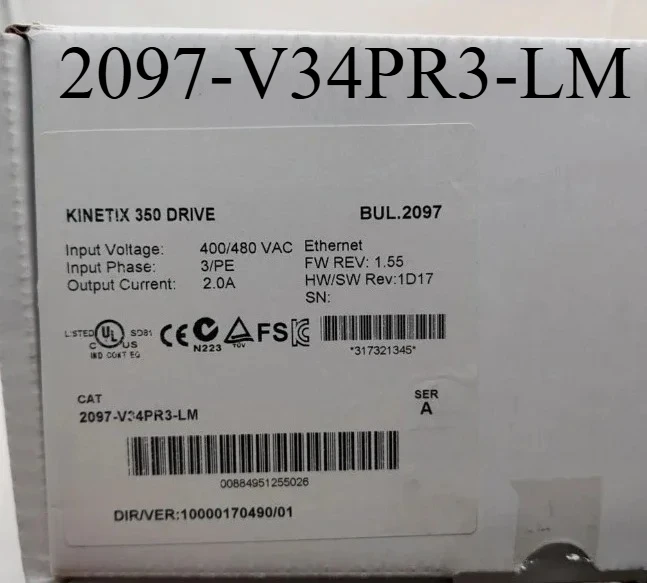 

Новый серводрайвер 2097-V34PR3-LM 2097 V34PR3 LM, 3-фазный, 1 шт., в наличии, быстрая доставка