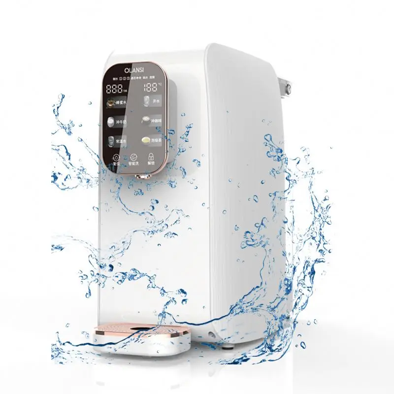 New desktop household water dispenser, automatic water dispenser with instant hot water